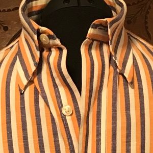 Mens M sport Shirt Paul Fredrick cotton/linen